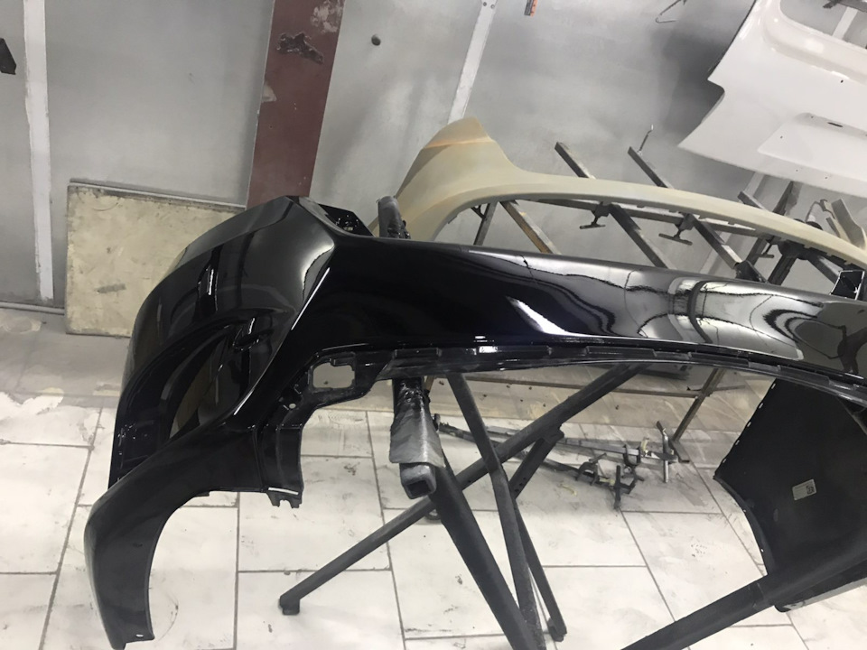 Мелкий кузовной ремонт (покраска бампера переднего и заднего, накладки ...