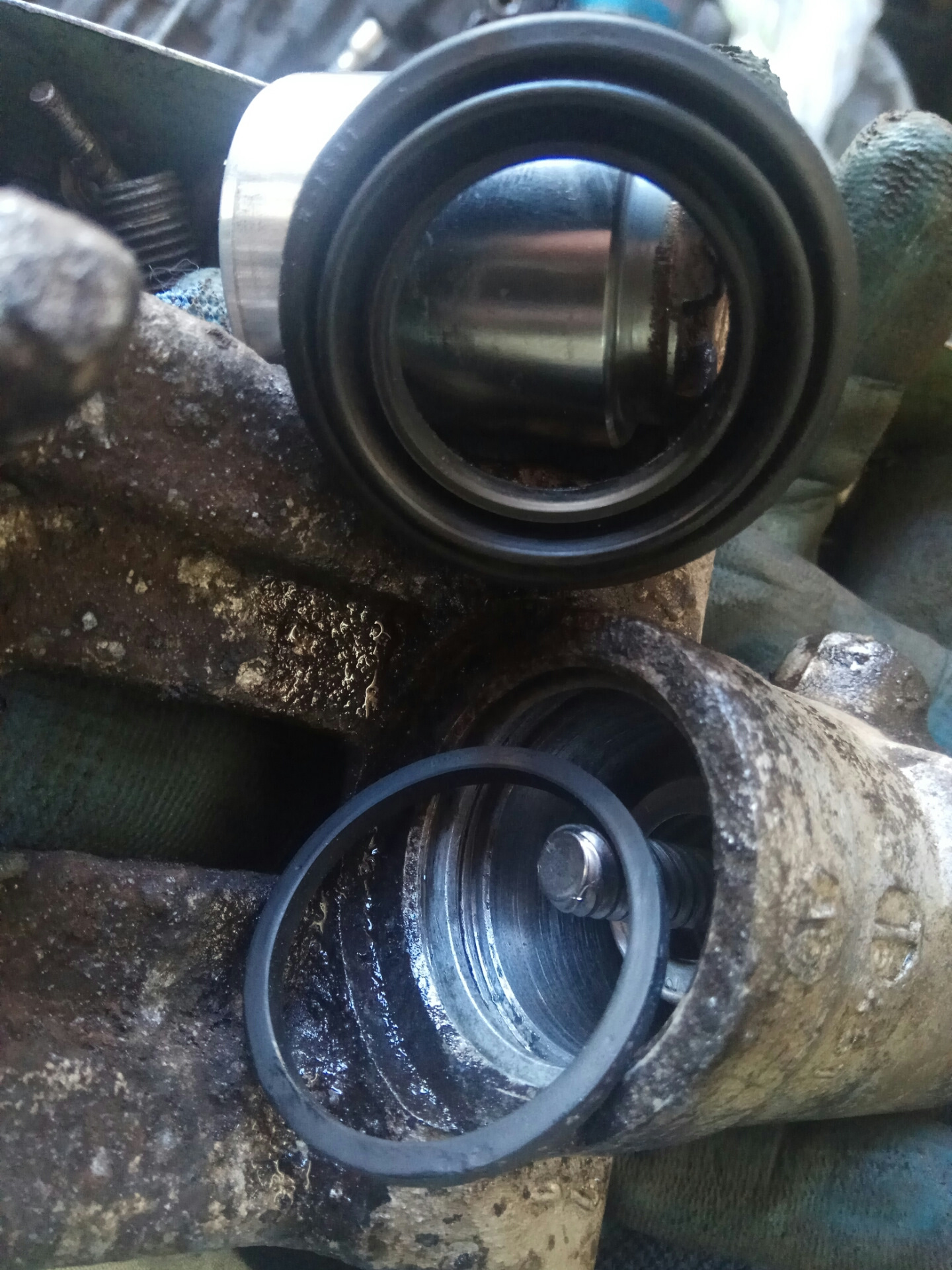 Греется тормозной диск. Устранено. — Volkswagen Golf Mk5, 1,9 л, 2006 ...