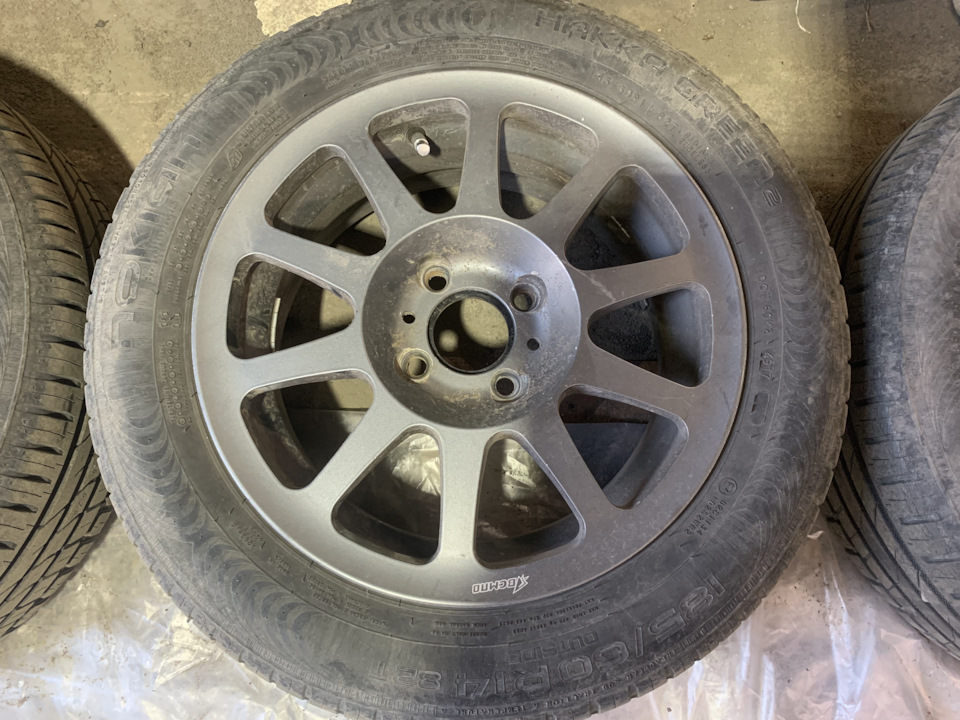Шины летние Nokian 185/60 R14, кованые диски ВСМПО 6Jx14 4x98. Б/у | 22 ...