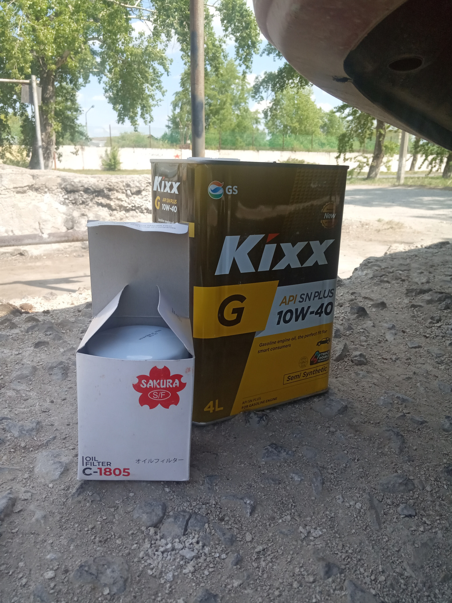 Смена моторного масла и расходнички) — Nissan Primera (P11), 1,6 л ...