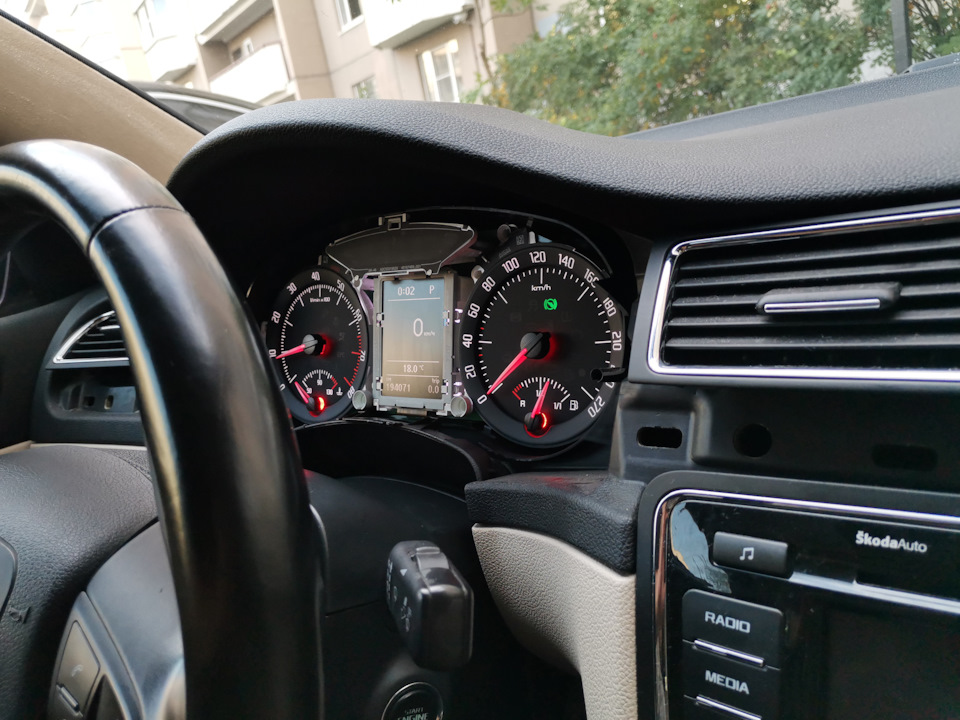 Пересвет стрелок приборной панели (Часть — 2) — Skoda Superb Mk2, 1,8 л ...