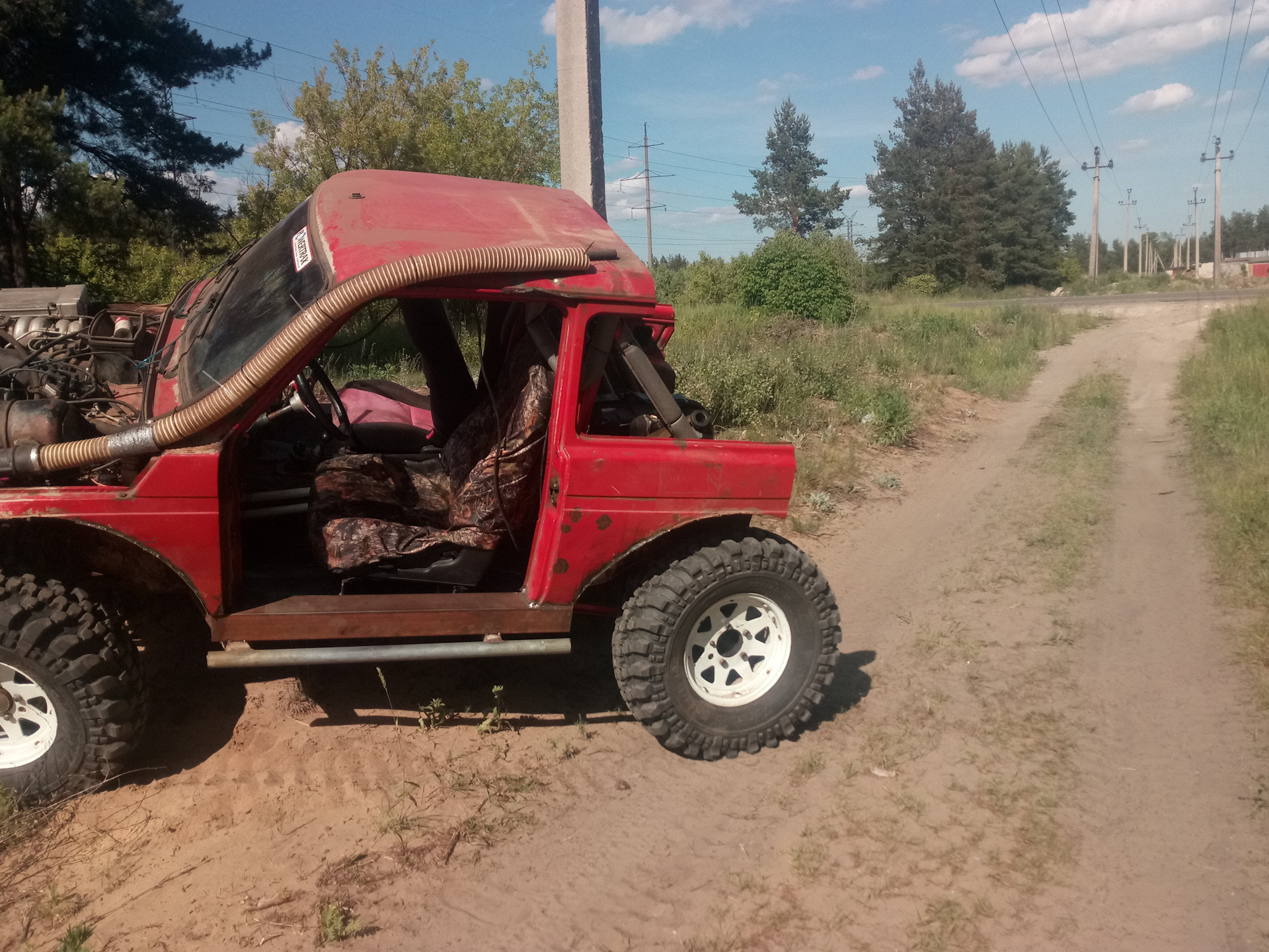 Как сделать ниву фото Наконец то нива сделала первые шаги. - Lada 4x4 3D, 1,6 л, 1991 года тюнинг DRIV