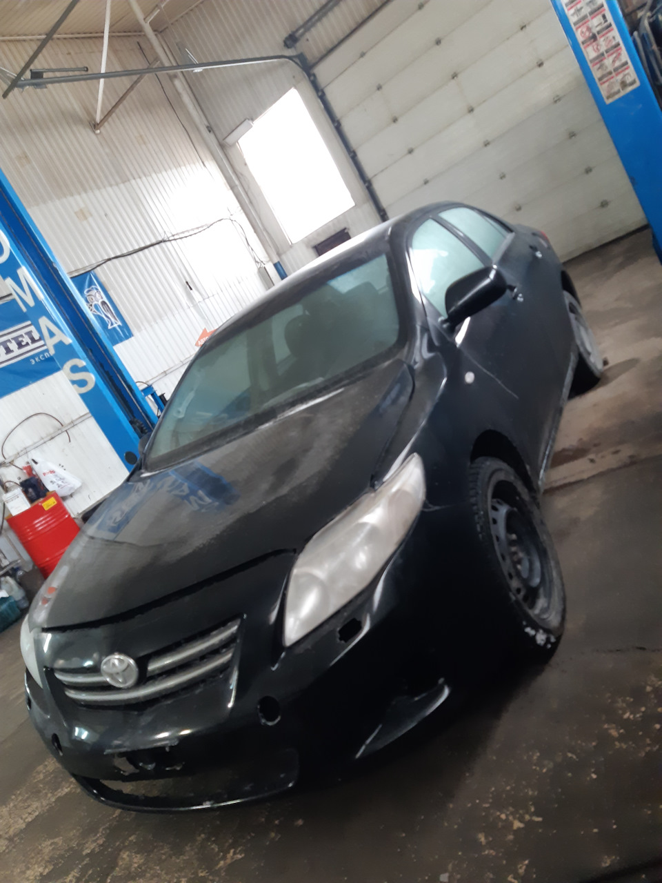 Королла за 100к с пробегом 24.900. Жестянщик от Бога! У финиша — Toyota  Corolla (140/150), 1,6 л, 2008 года | кузовной ремонт | DRIVE2