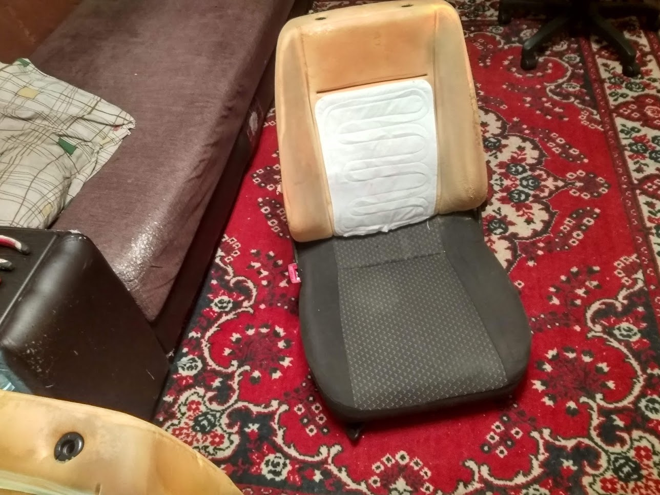 Подогрев передних сидений. Часть 2: Установка — Lada Приора универсал ...