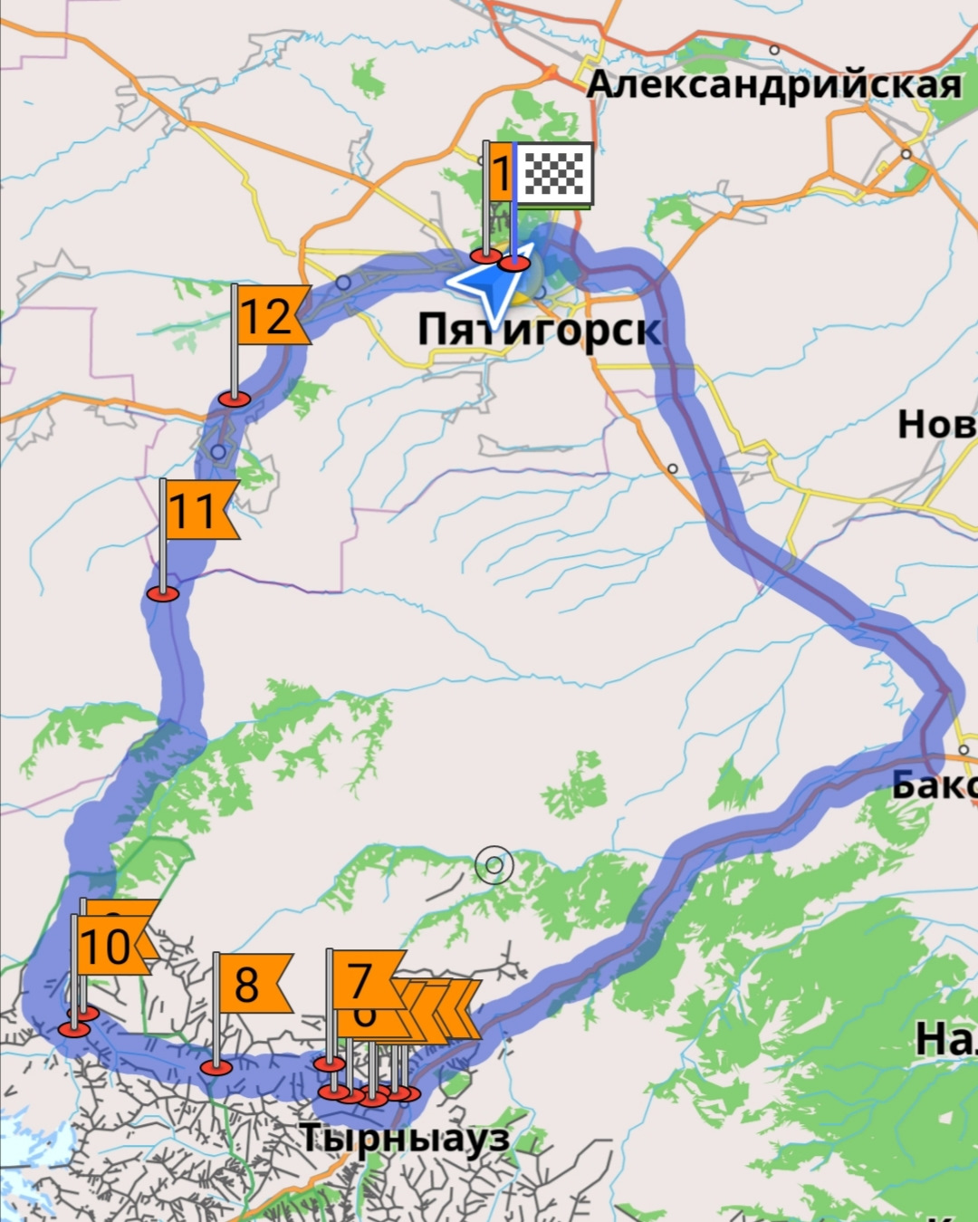 Карта кисловодск джилы су карта