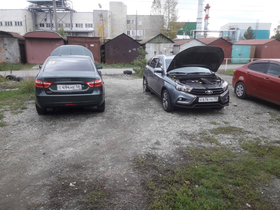 Передние тормозные колодки Hi-Q — Lada Vesta SW Cross (1G), 1,6 л, 2020 ...
