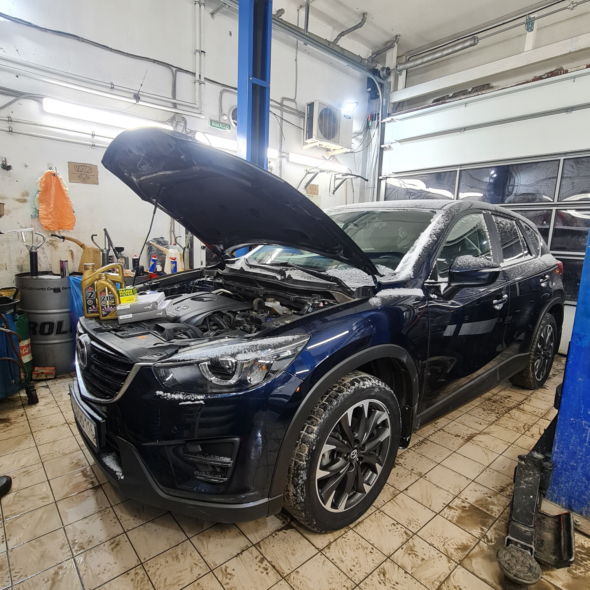 Замена масла в редукторе Mazda CX-5