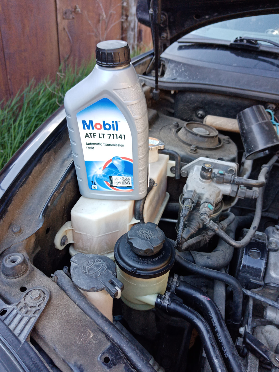 Замена масла гур — Hyundai Santa Fe (1G), 2 л, 2008 года | плановое ТО ...