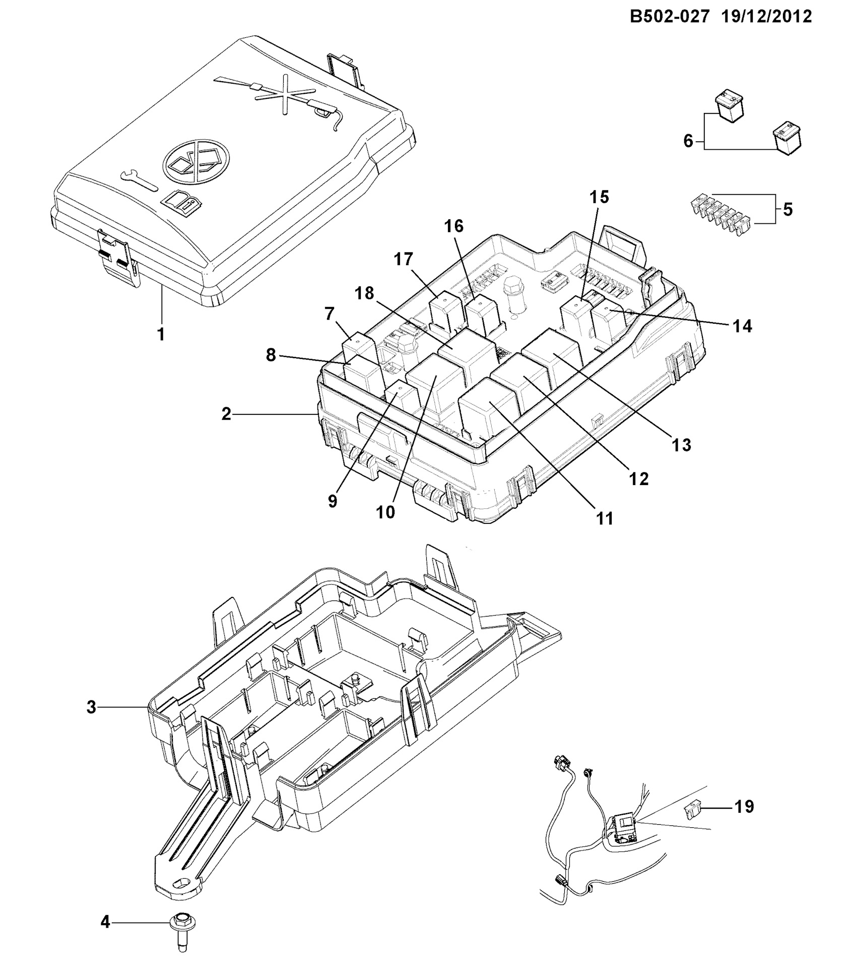 Chevrolet Silverado (2007 - 2013) - fuse box diagram - Auto Genius