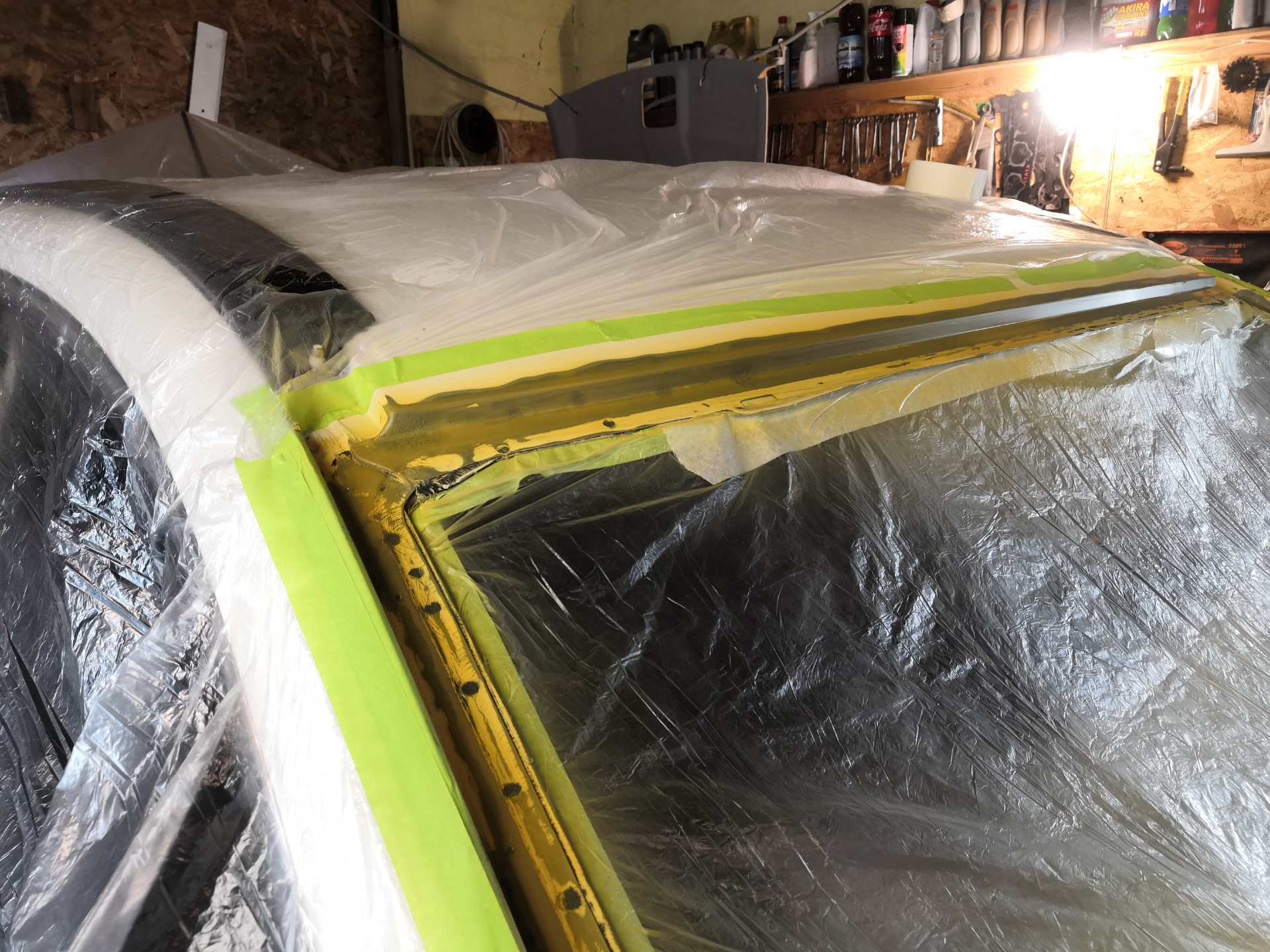 Замена лобового, устранение коррозии. — Honda CR-V (RE), 2,4 л, 2008 ...