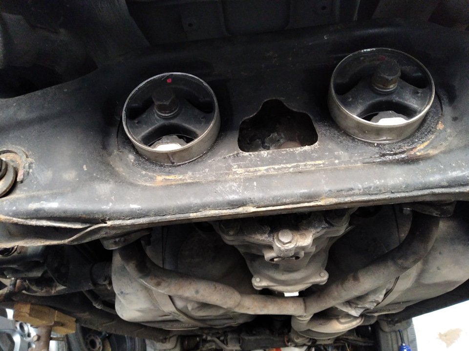 Ремонт задней подвески Санта Фе-2 — Hyundai Santa Fe (2G), 2,7 л, 2006 ...
