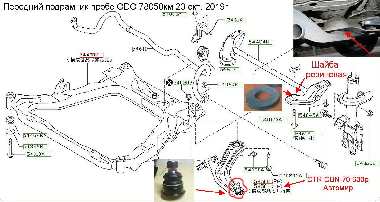 Передняя подвеска ниссан серена с24 схема