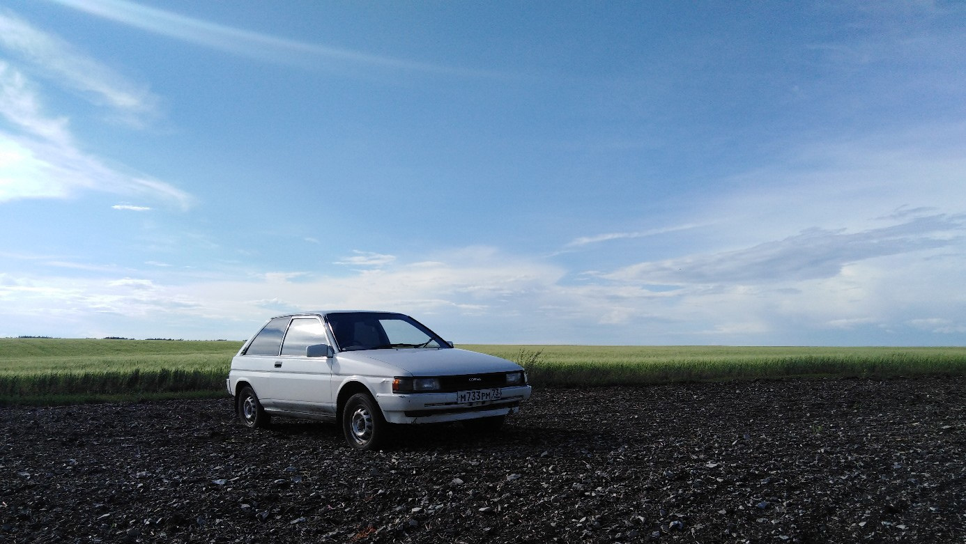 Toyota Corsa (3G) 1.3 бензиновый 1987 | Бешеная табуретка на DRIVE2