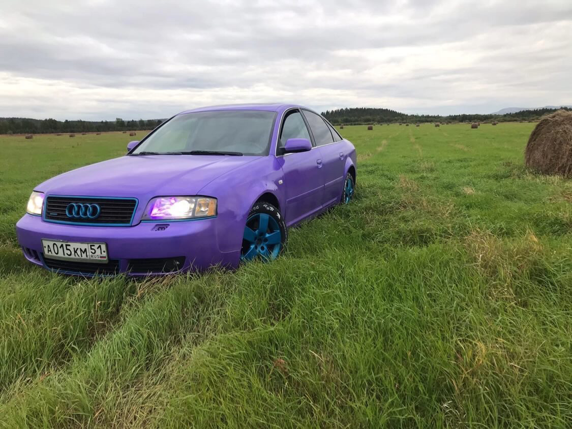 Каким надо быть человеком чтоб покрасить машину в этот цвет — Audi A6 (C5),  3 л, 2003 года | кузовной ремонт | DRIVE2