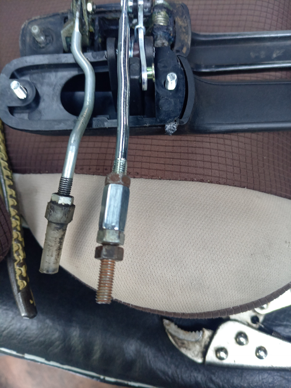 Для этого купил длинную гайку м5( еле нашёл), почти как надо — Lada 2120 Надежда