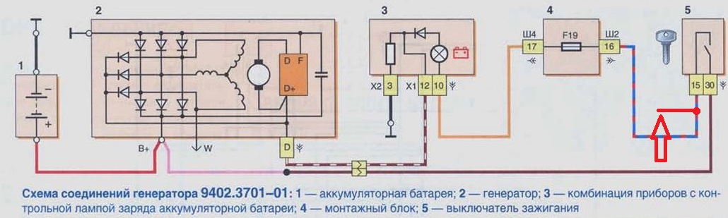 Схема подключения магнитолы нива