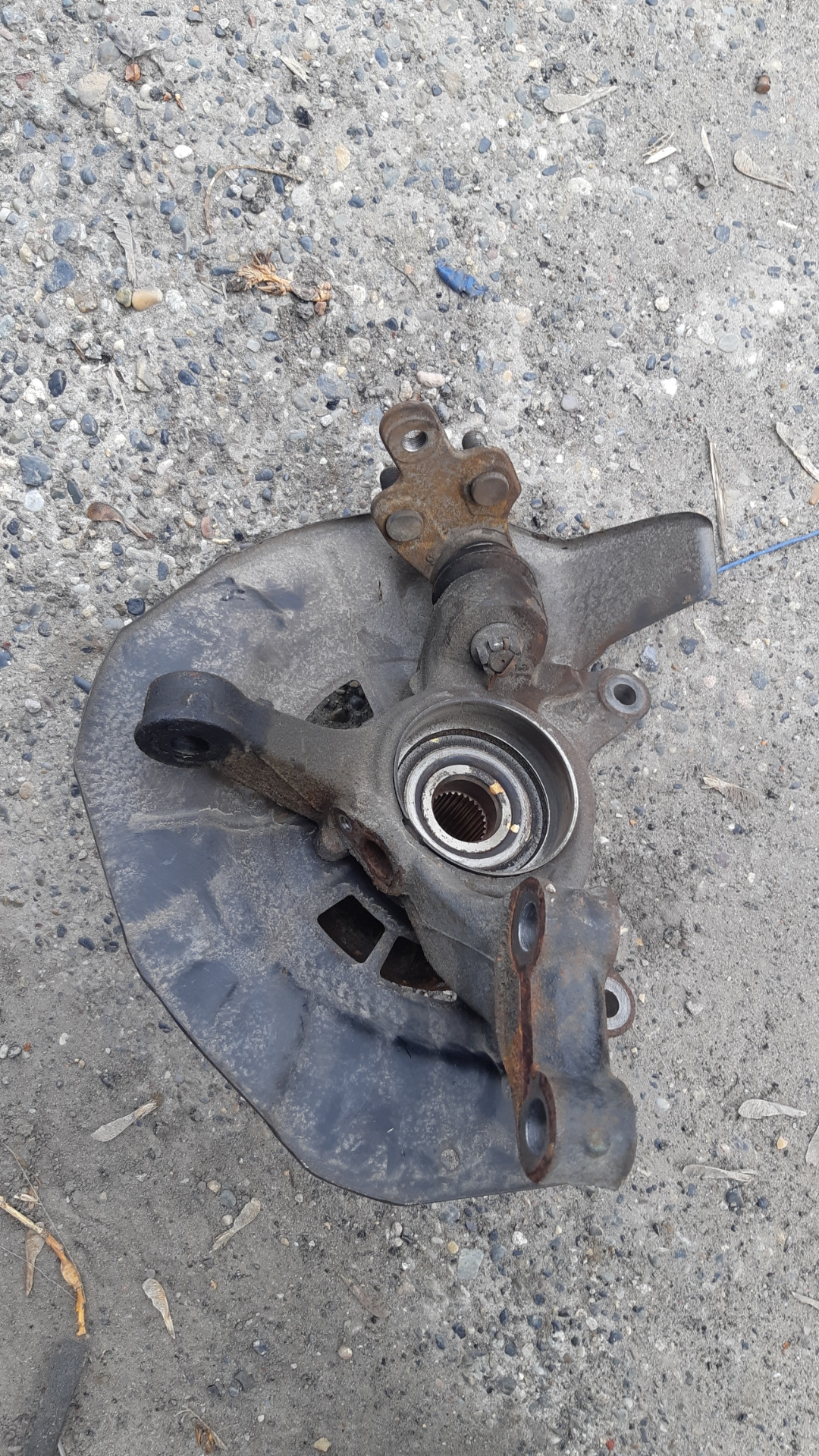 Прокачка передних стоек, замена ступицы, тормозных дисков и колодок ...