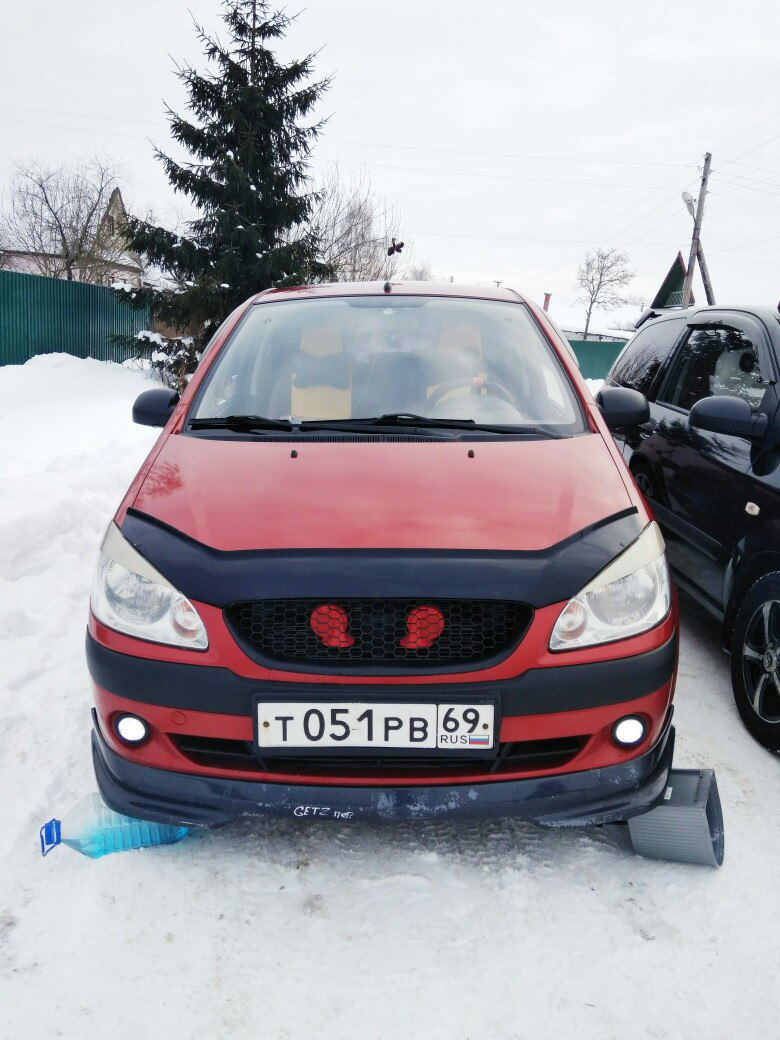 Продаю накладку переднего бампера рестайл Хендай Гетц — Hyundai Getz, 1 ...