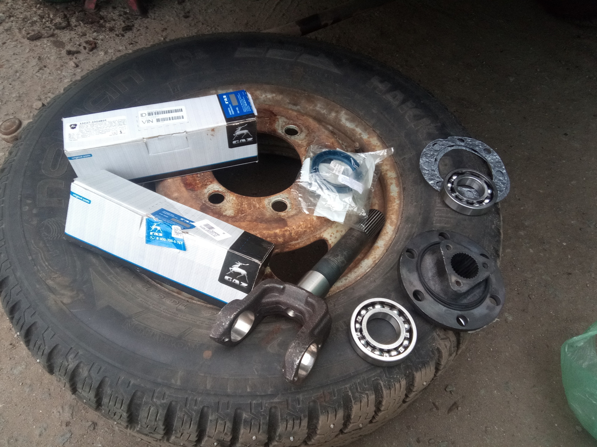 Крестовина переднего моста — ГАЗ Газель, 2,5 л, 2007 года | своими ...