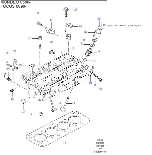 Запчасти двигателя Ford Mondeo 1