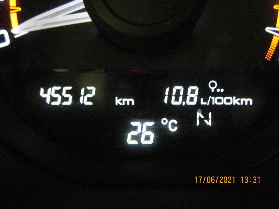 Пробег при котором производился осмотр — Lada Vesta SW (1G)