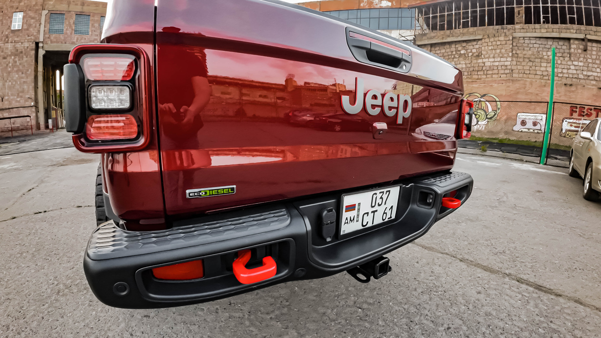 Jeep Gladiator размер багажника