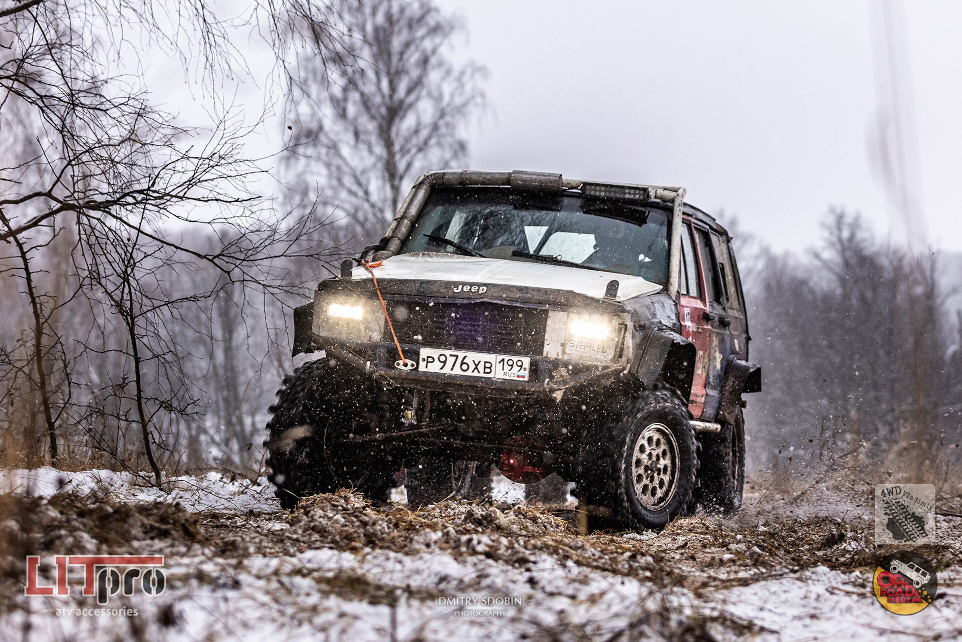 Jeep порвал всех 1и2 места наши! Холодные Игры 2022 — Jeep Cherokee (XJ),  4,6 л, 1990 года | соревнования | DRIVE2