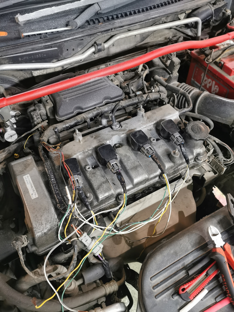 Распиновка катушки зажигания мазда премаси