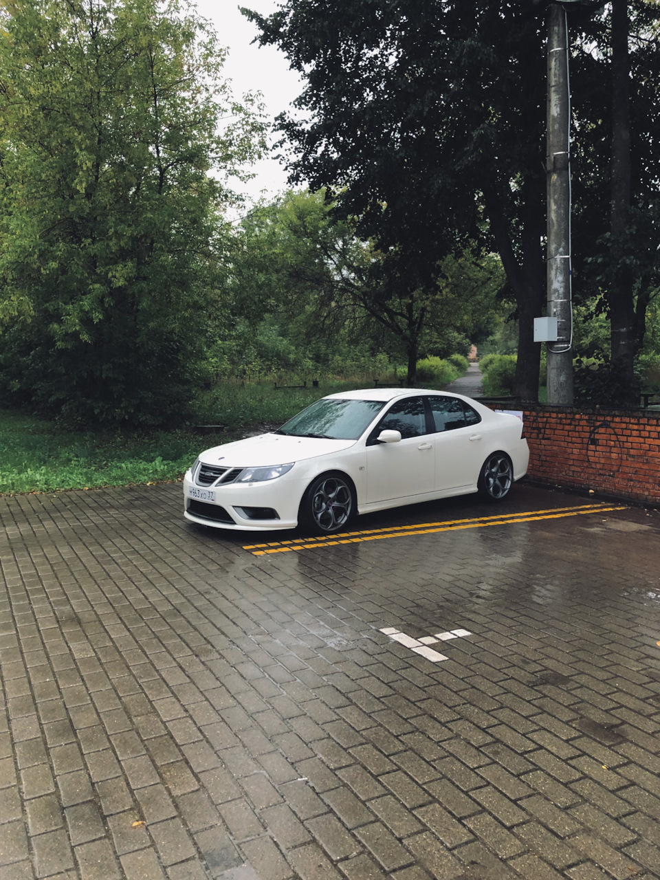 Тучи сгустились. Я, чувствуя себя одиноким перед этой проблемой, решил зайти за черту. — Saab 9-3 (2G)