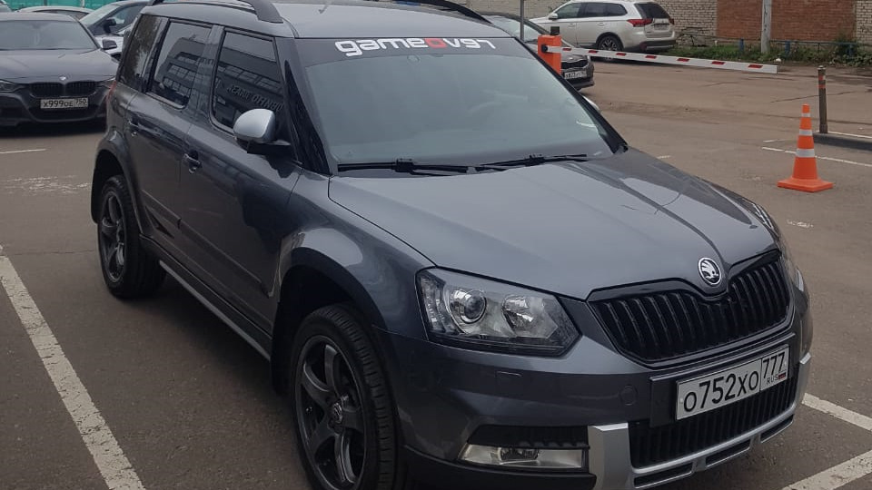 Skoda Yeti матовая пленка