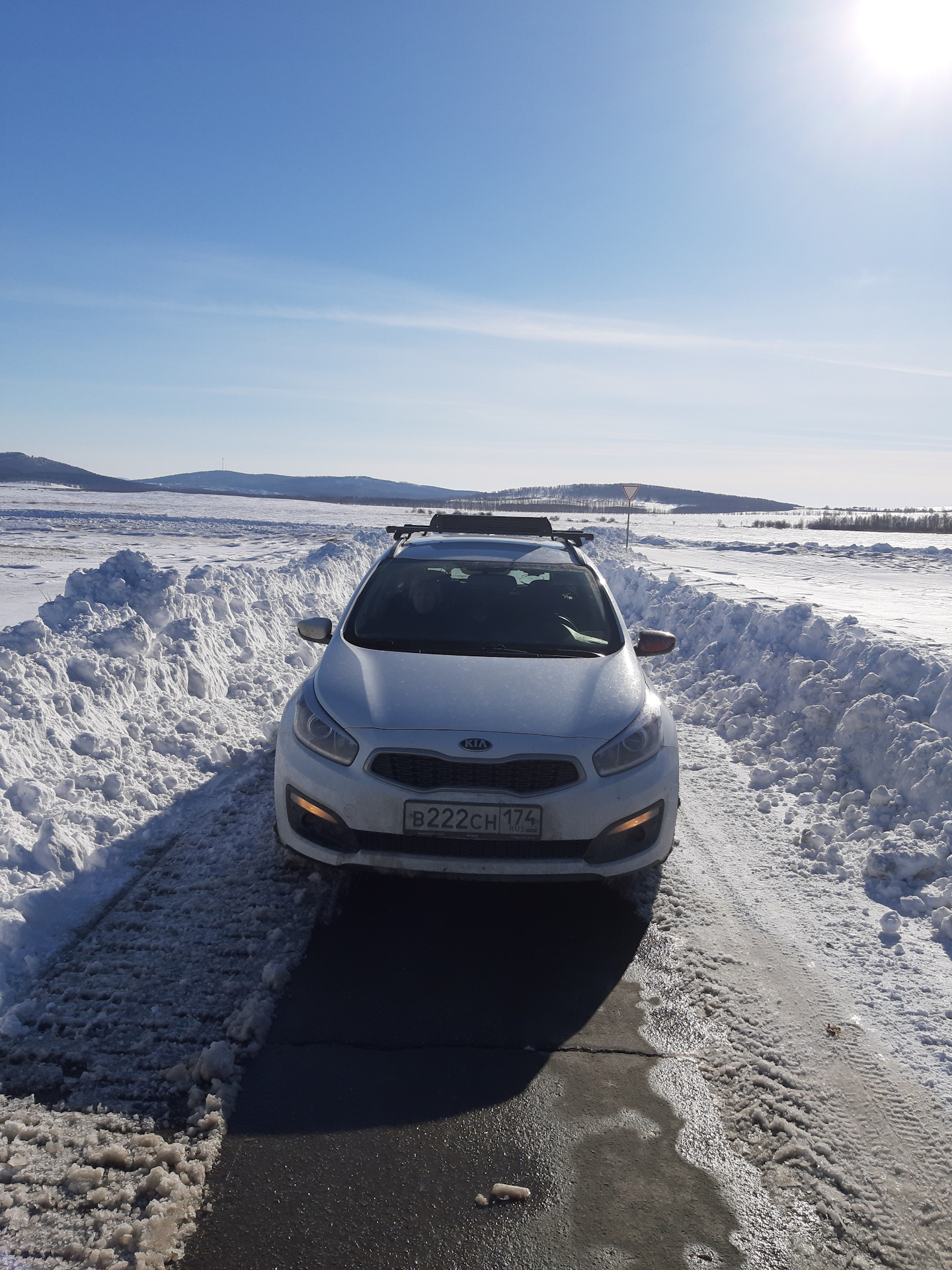 Kia Ceed SW путешествие Норвегия