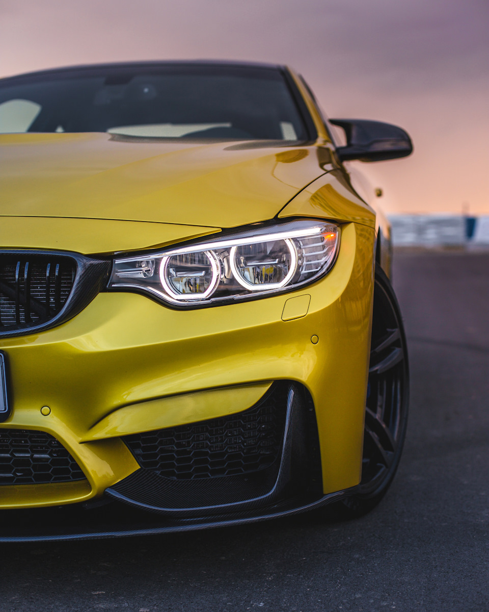 BMW m4 Gold Color