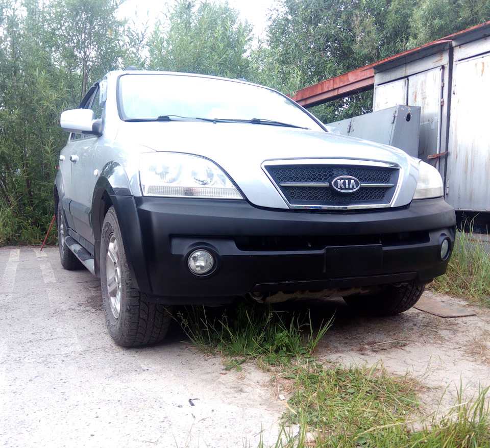 Ремонт бампера Sorento 1 — KIA Sorento (1G), 2,5 л, 2004 года | кузовной  ремонт | DRIVE2