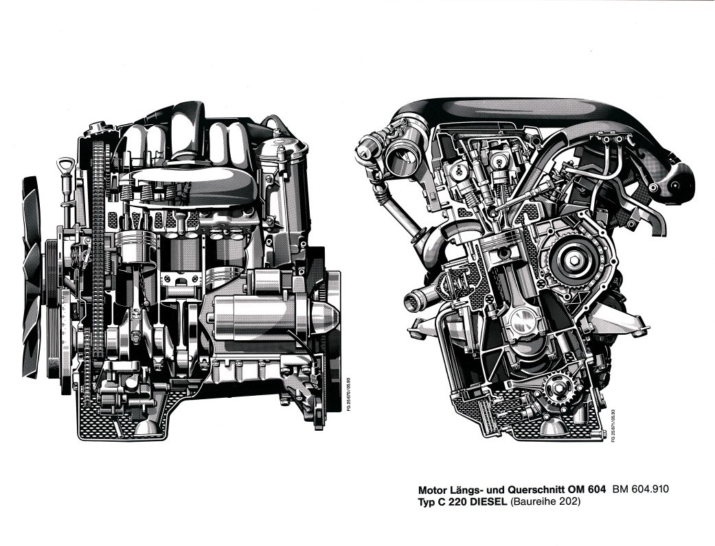 Дизельные двигатели мерседес бенц