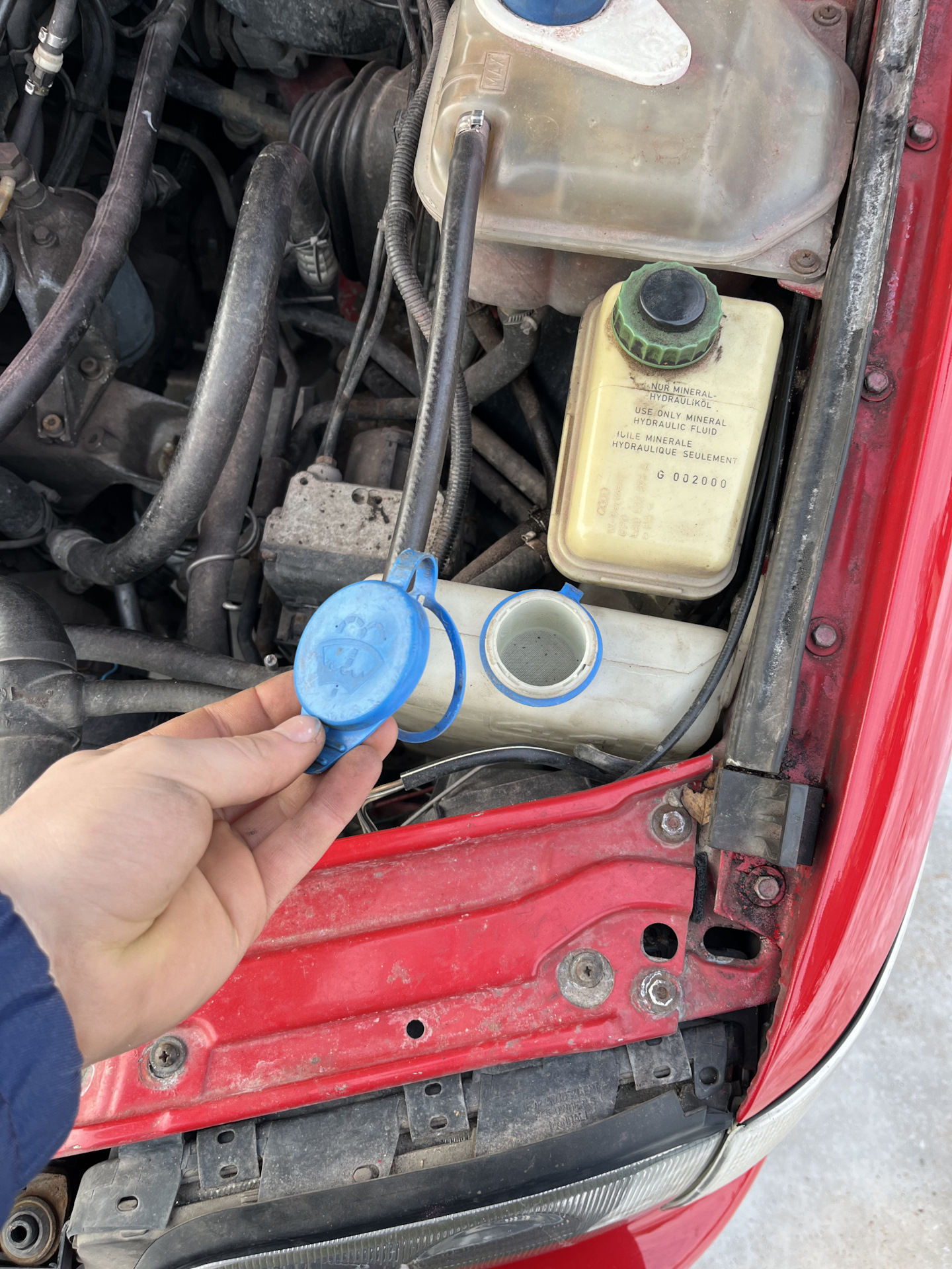 Начал потихоньку исправлять косяки. — Audi A6 (C4), 2,5 л, 1996 года ...