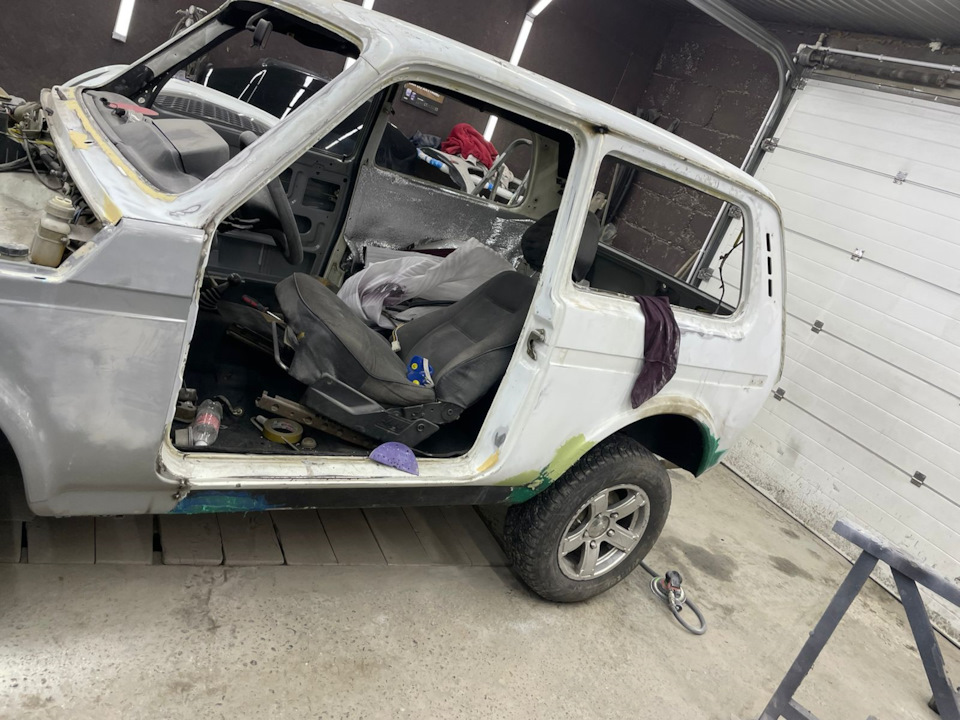 Кузовной ремонт — Lada 4x4 3D, 1,7 л, 2003 года | кузовной ремонт | DRIVE2