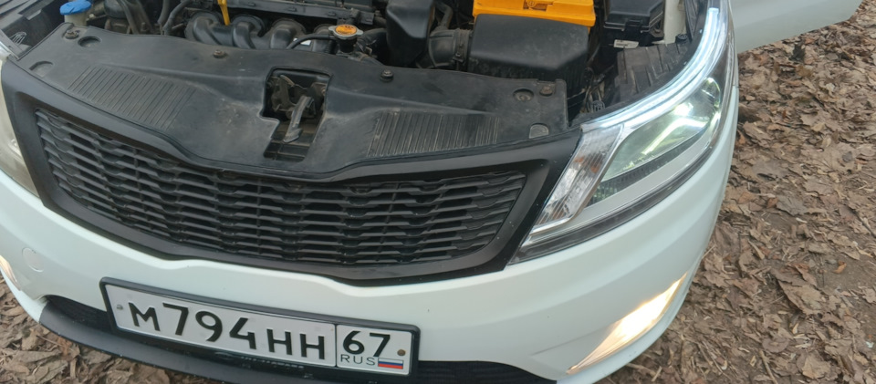 Не выключаются габариты, п — KIA Rio (3G), 1,4 л, 2013 года | другое ...