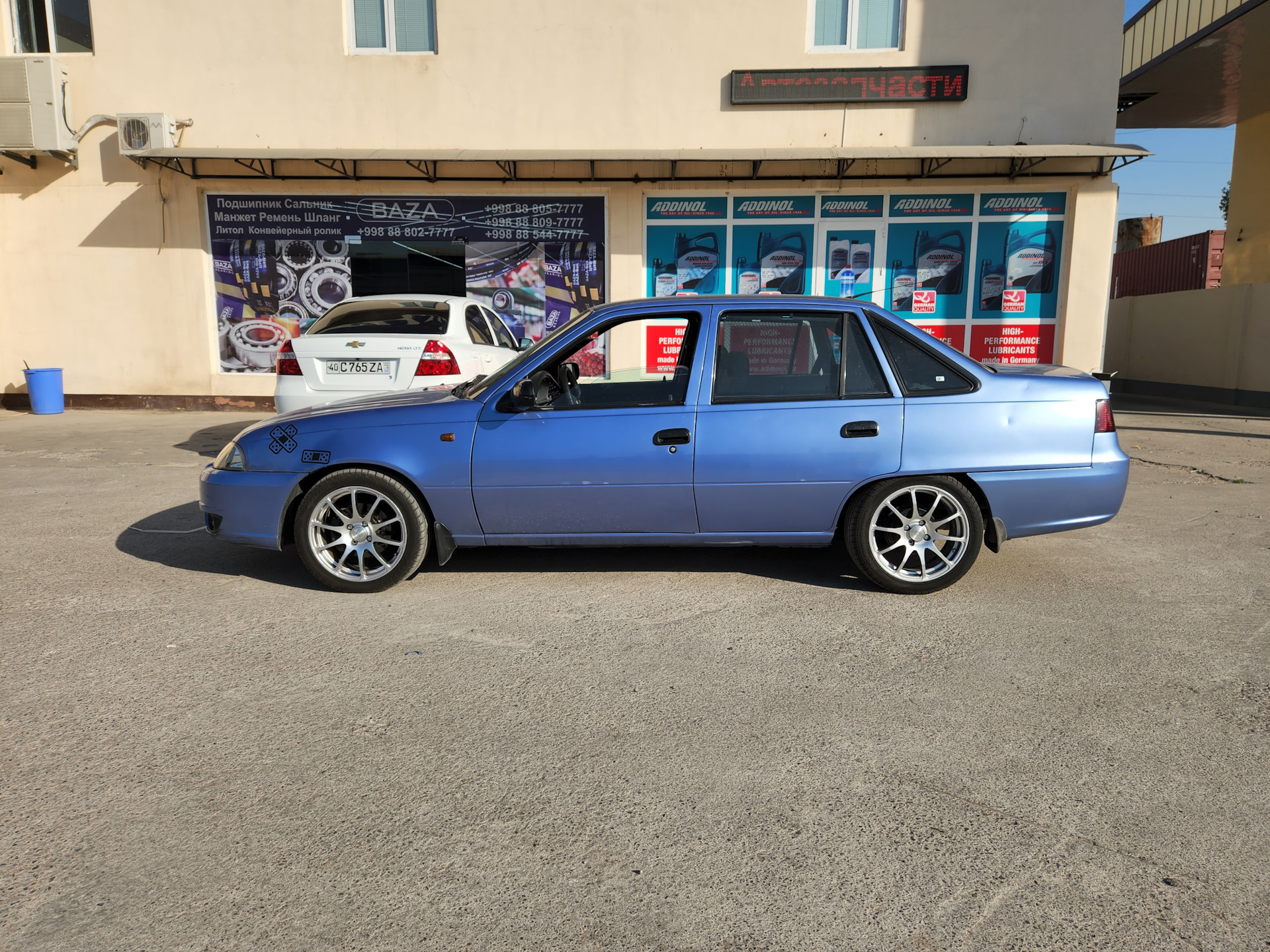 Занижение — пружины H&R — Daewoo Nexia (N150), 1,6 л, 2009 года ...