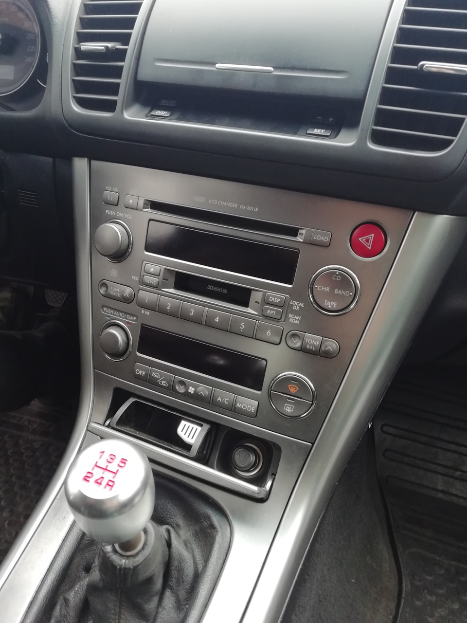 Правильная магнитола. — Subaru Legacy (BL/BP), 2 л, 2005 года ...