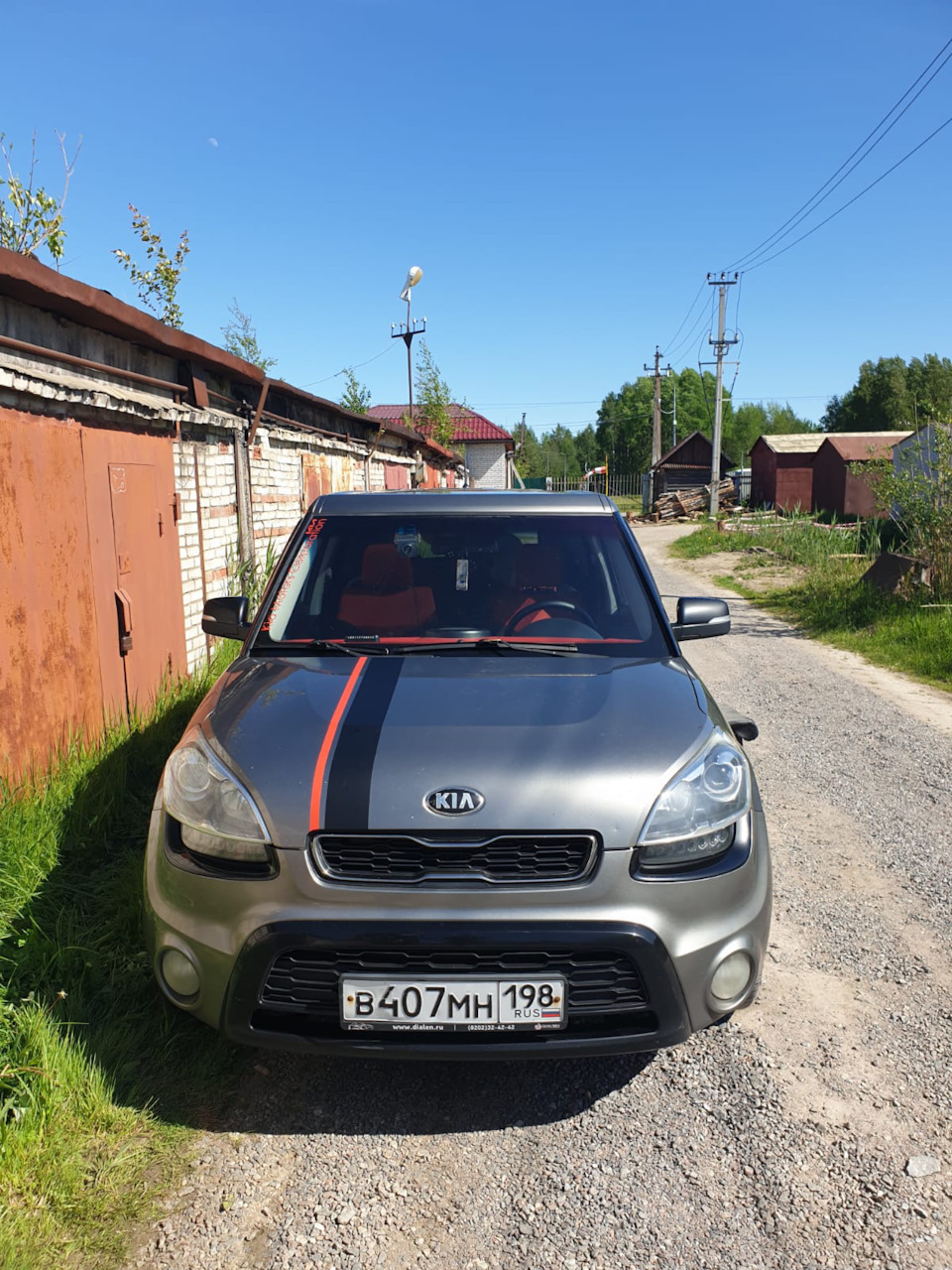 Наклейки (колхоз или нет) — KIA Soul (1G), 1,6 л, 2013 года | стайлинг |  DRIVE2