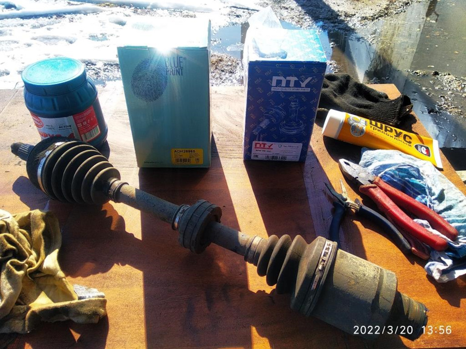 замена правых ШРУСов (обоих) — Honda Civic 5D (8G), 1,8 л, 2008 года ...