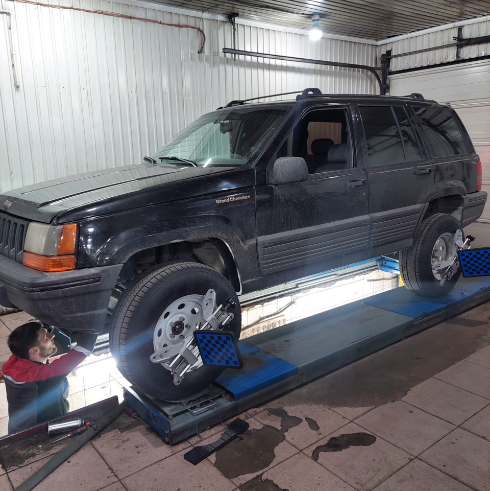 Кастер и схождение, а развал…да и кер с ним с развалом))) — Jeep Grand ...