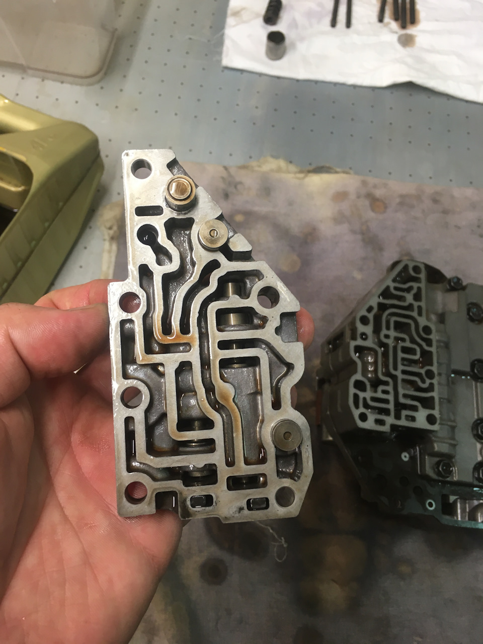 Промывка гидроблока 09G KGV — Volkswagen Passat B6, 1,8 л, 2009 года ...