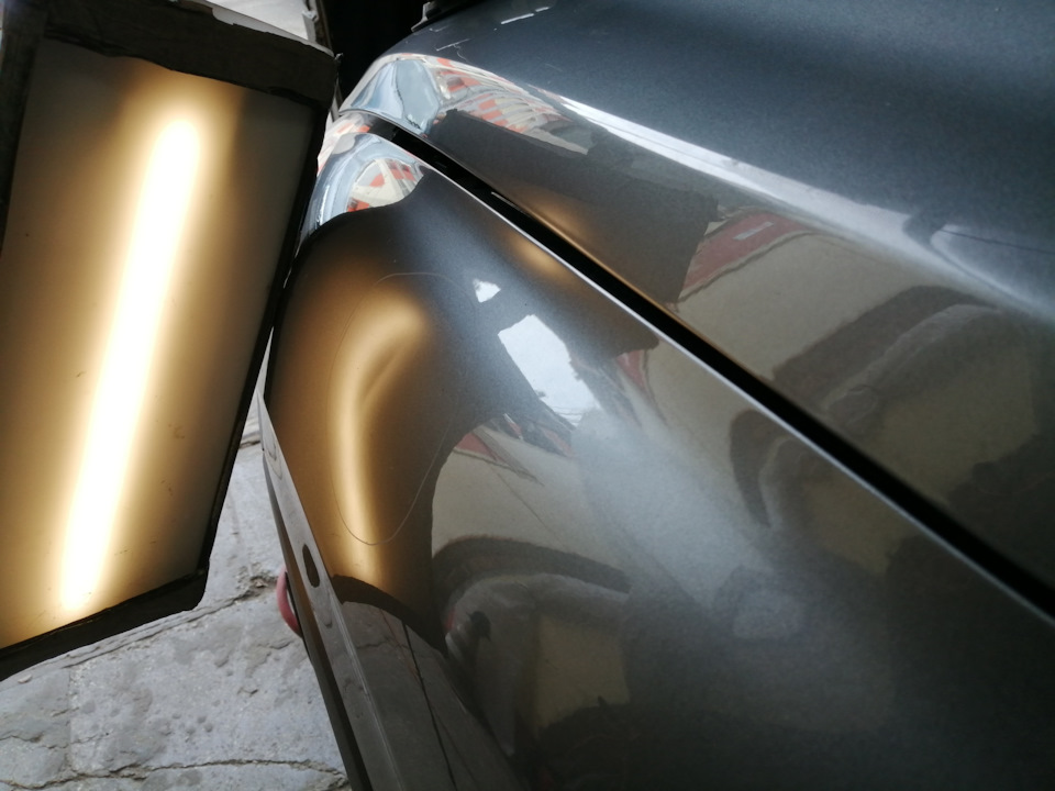 Рено Аркана. Ремонт крыла без покраски. — Bezpokras на DRIVE2