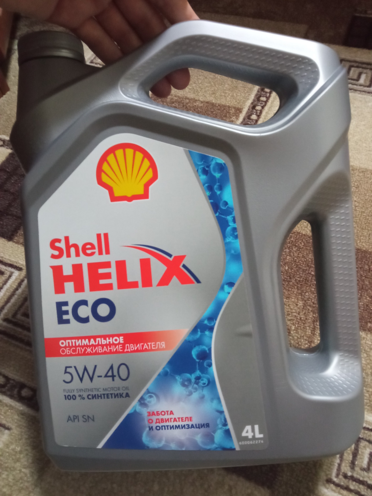 Масло Shell Helix ECO 5w40 — Lada Калина Универсал (2G), 1,6 л, 2014 ...