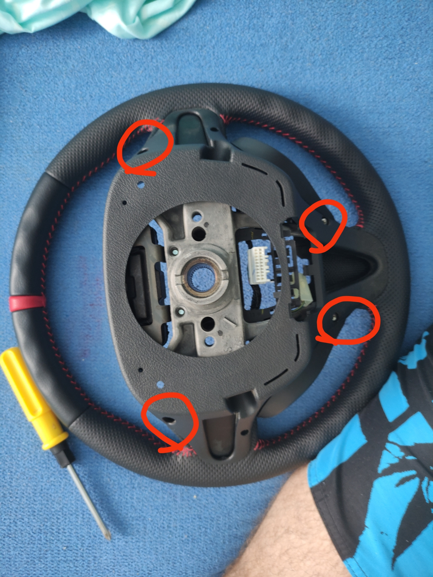 Пункт 20. Как разобрать руль на civic 5d. — Honda Civic Hatchback (8G ...