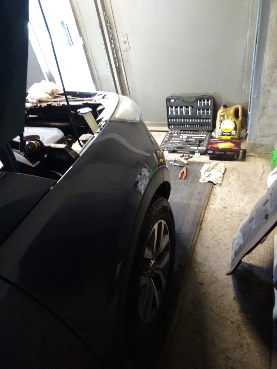 Очередная замена масла в двигателе, и воздушного фильтра. — KIA ...