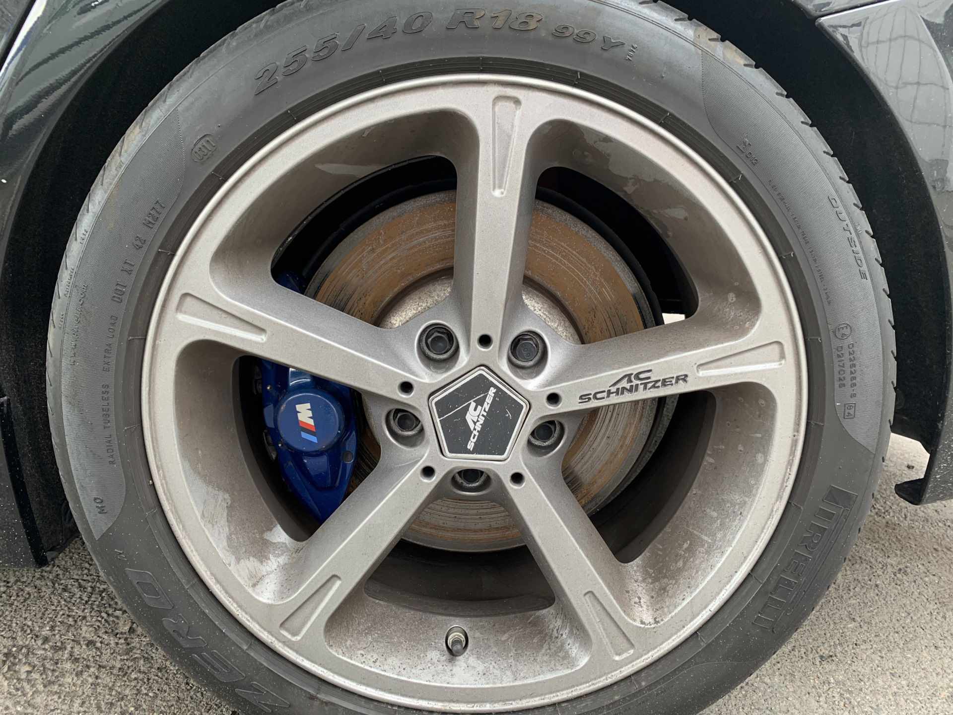 Опция (S2NHA) Спортивные тормоза M — установка — BMW 3 series (F30), 3 ...