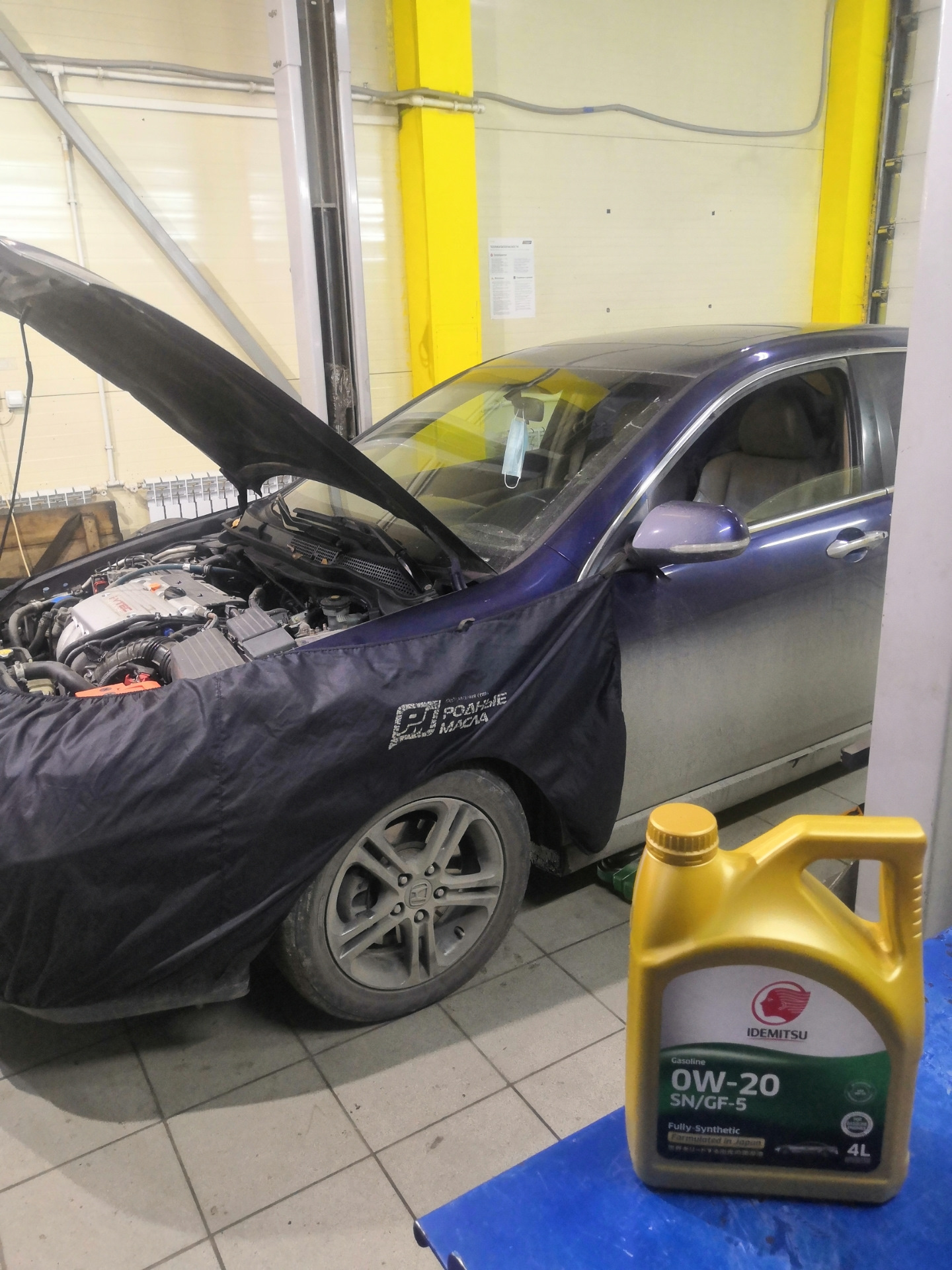 Родные масла🚗 — Honda Accord (7G), 2,4 л, 2005 года | плановое ТО | DRIVE2