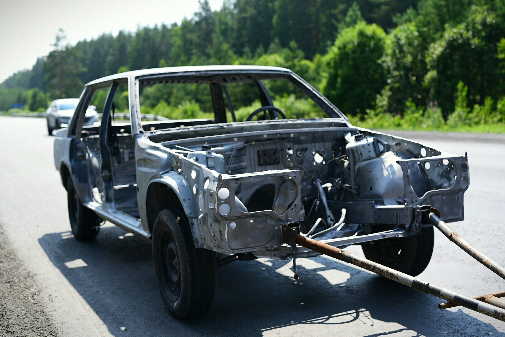 Volvo 740 crash